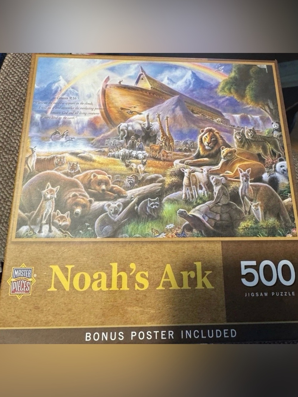 MasterPieces Noah's Ark 500-Piece Jigsaw Puzzle